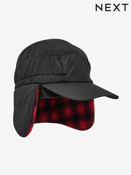 Črna s karirasto podlogo - Trapper Hat (3-16yrs) (671262) | € 8 - € 11