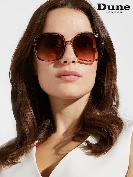 Бежевый - Dune London Glamour Retro Square Glasses (671313) | €23
