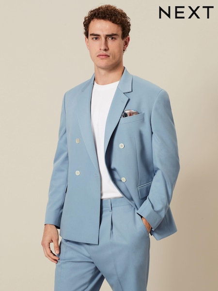 Light Blue Motionflex Stretch Suit Jacket (671351) | €17
