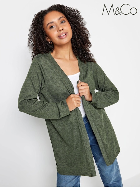 zelena - M&Co Petite Lightweight Cardigan (671471) | € 36