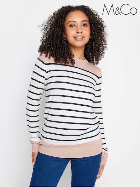 M&Co Petite Long Sleeve Stripe Jumper (671731) | 19 €