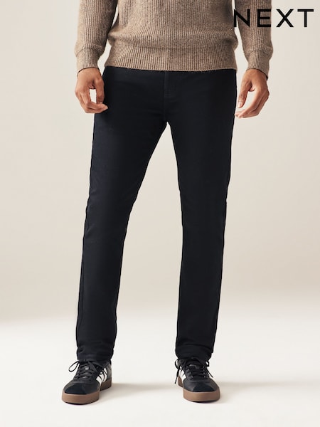 Musta kiinteä - Sinkku - Skinny Fit Classic Stretch Jeans (672167) | €39