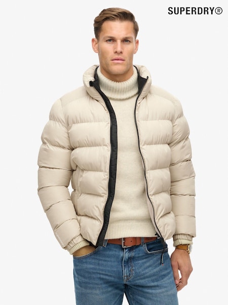 Superdry Chateau Gray Sports Puffer Jacket (672235) | €144
