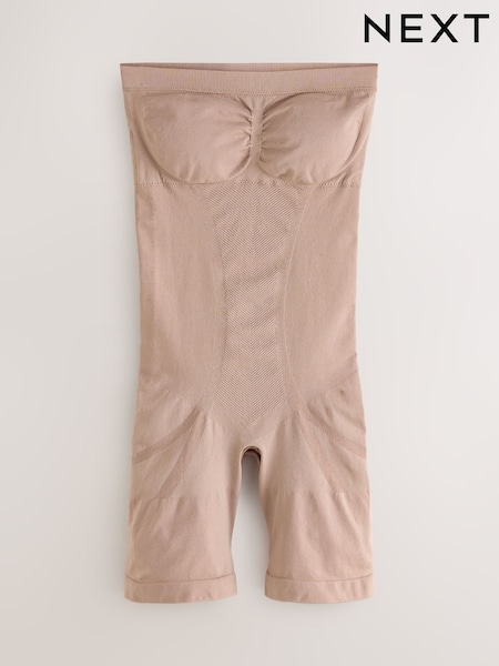 Pastellrosa beige - Fast magekontroll Bandeau lårsmoother