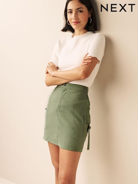 Khaki Green Utility Skirt (673332) | € 6