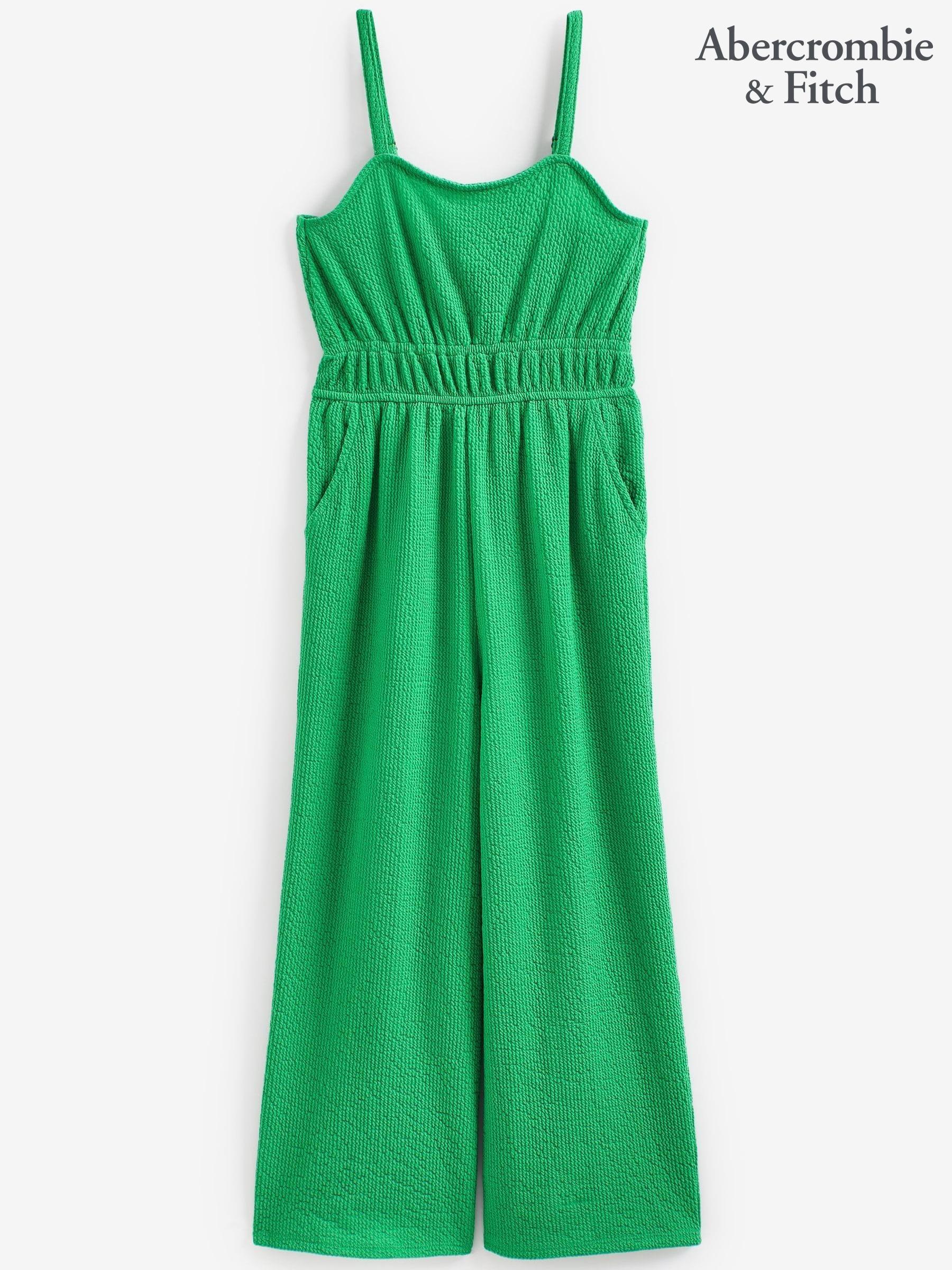 Abercrombie green jumpsuit sales