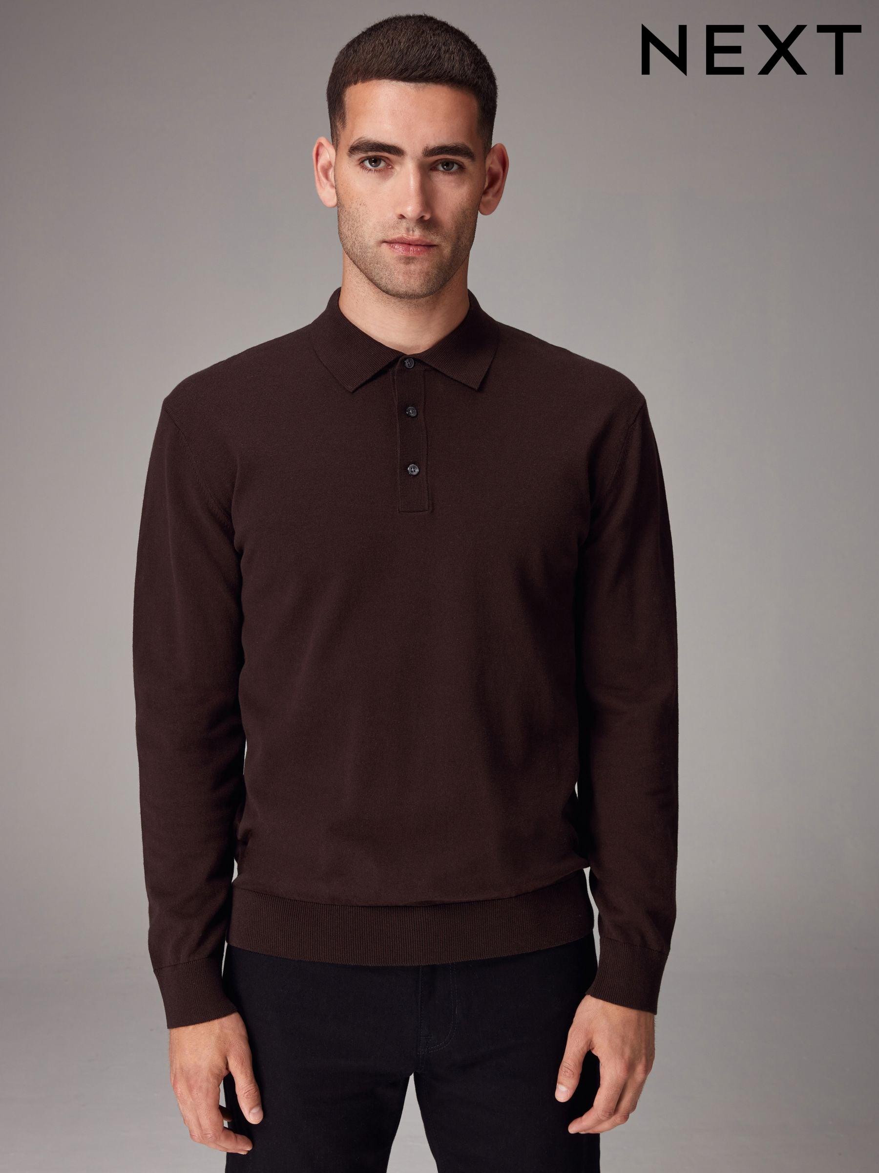 Knitted Polo Shirts for Men Knitted Polos Next Belgium