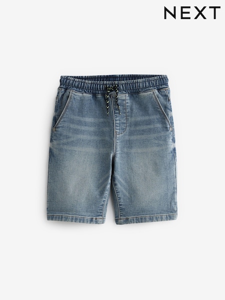 Light Blue Jersey Denim Shorts (3-16yrs) (673732) | AED35 - AED53
