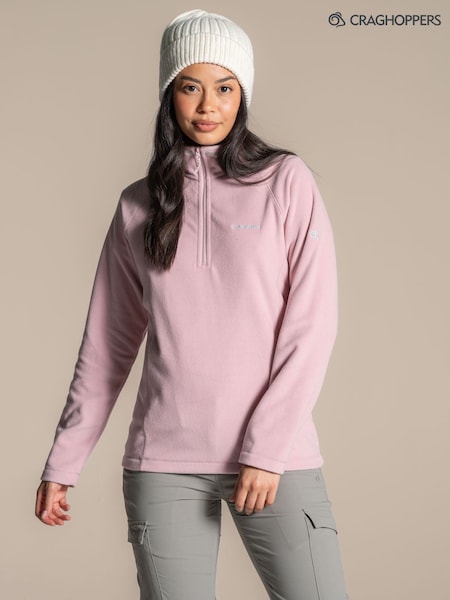 Rozā - Craghoppers Miska Vi Half Zip Fleece