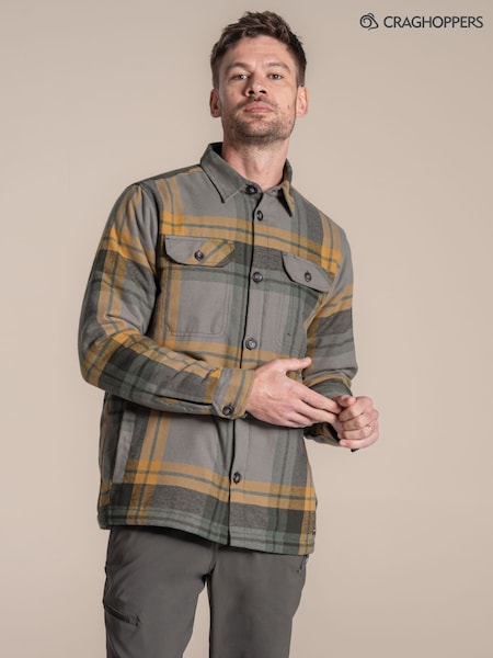 Green - Regular Craghoppers Burnbank Overshirt