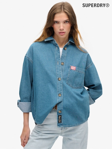 Superdry 100% Cotton Denim Overshirt (674961) | €106