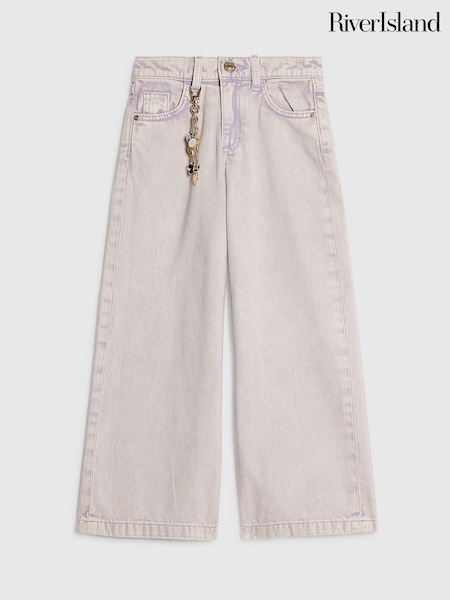 Lila - Maong na Malapad na Paa ng River Island