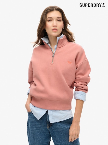 Superdry Ash Rose Essential Half Zip Sweatshirt (675636) | €84