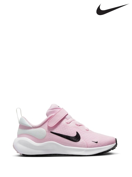 Nike Pink Junior Revolution 7 Trainers (676802) | €48