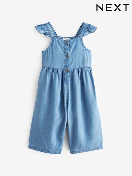 Denim Frill Playsuit (3mths-7yrs) (677746) | €8.50 - €10