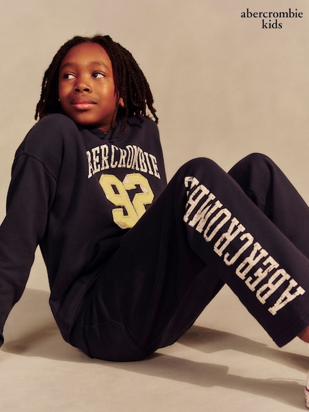 Blue - Abercrombie & Fitch Benchwarmer Fleece Trousers