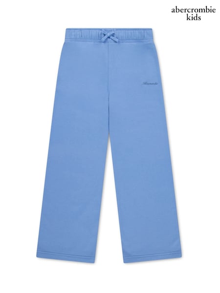Mėlyna - „Abercrombie & Fitch Essential“ plačios kelnės