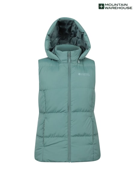 Green - Mountain Warehouse Astral Ii Water-resistant Padded Gilet