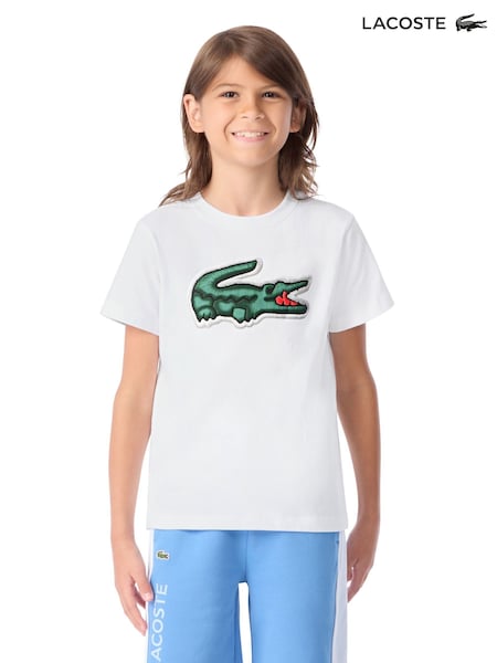 White - Lacoste Puff T-shirt