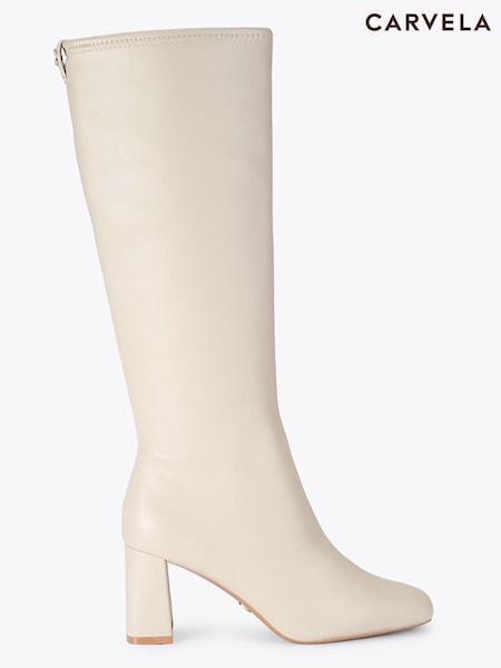 Cream - Carvela Rometta High Leg Boots