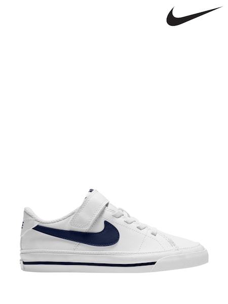 Alb/Albastru - Ade pentru juniori Nike Court Legacy (678537) | 158 LEI
