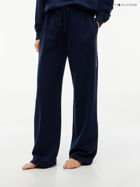 Blue - Tommy Hilfiger Essential Terry Relaxed Lounge Joggers
