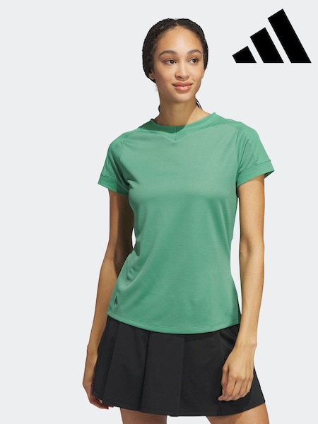 adidas Golf Green Ultimate365 Rib Mix T-Shirt (679256) | €25