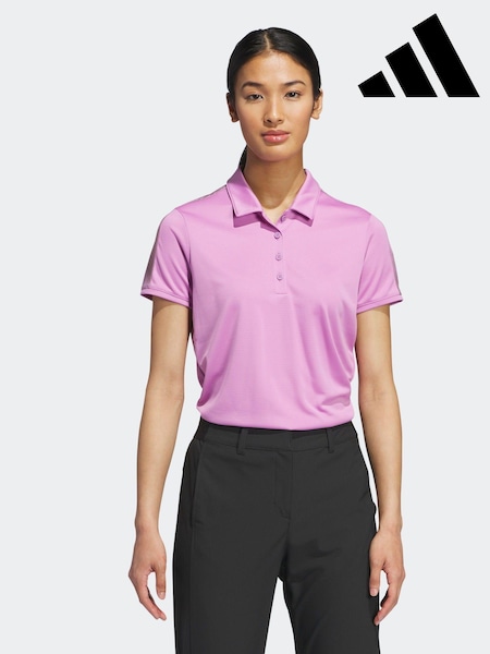 adidas Golf Purple Ultimate365 Printed Polo Shirt (679290) | AED131