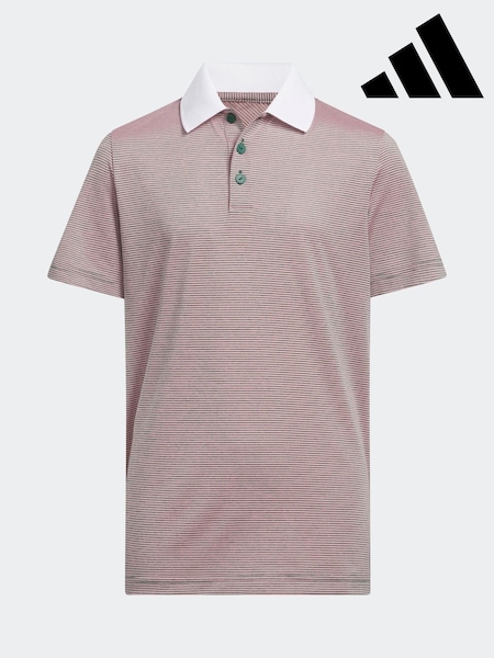adidas Golf Striped Polo Shirt (679799) | AED73