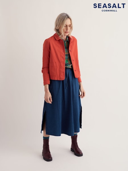 Orange - Seasalt Cornwall Coombe Lane Jacket