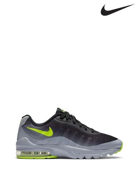 Nike Black/Lime Youth Air Max Invigor Trainers (680204) | €93
