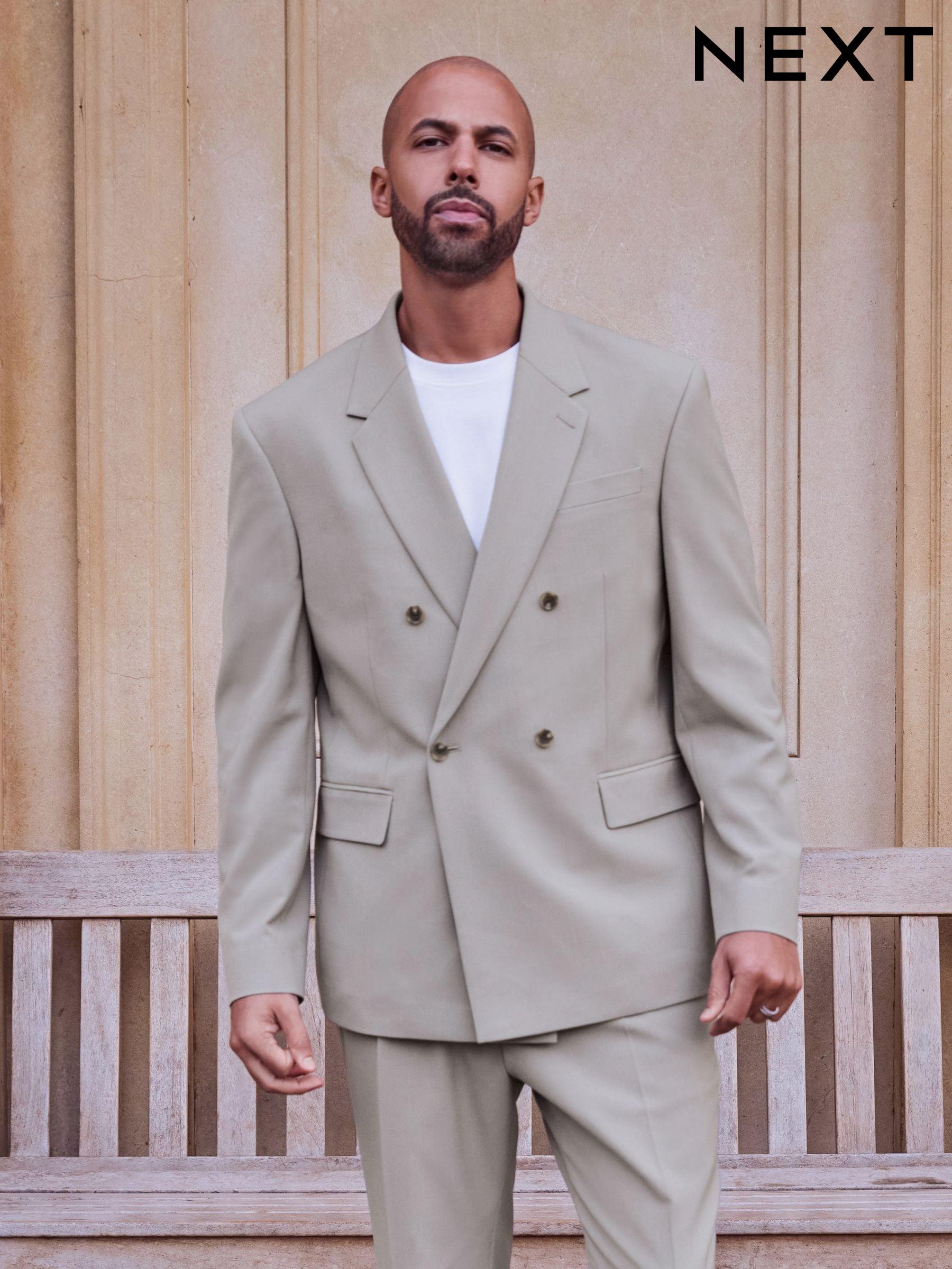 Summer double breasted suit outlet