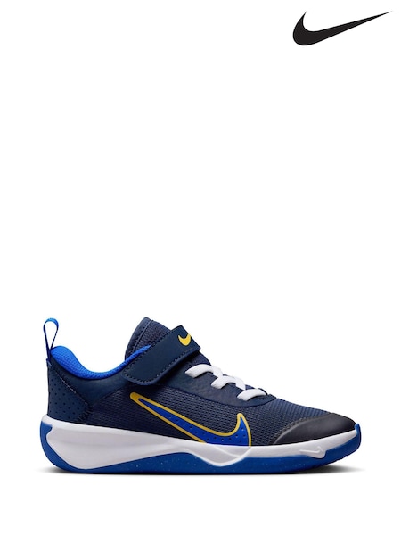 Nike Navy Junior Omni Multi Court Trainers (680383) | €25