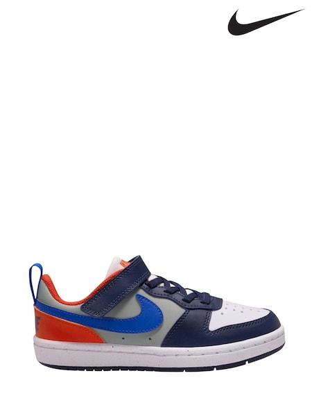 modra/črna - Nike Junior Court Borough Low Recraft Trainers (680453) | € 30