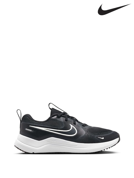 Nike Black/White Youth Cosmic Running Trainers (680573) | €54