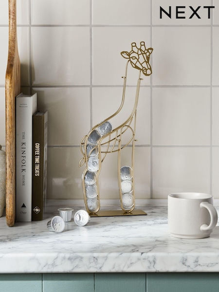 Gold Giraffe Coffee Pod Holder (681579) | €8