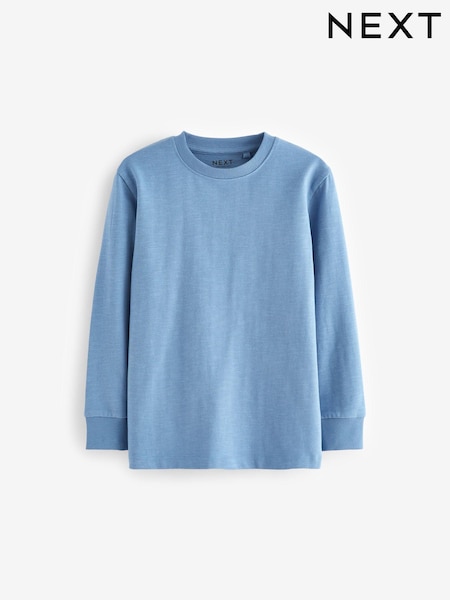 Light Blue Long Sleeve Cosy T-Shirt (3-16yrs) (681756) | €7 - €11