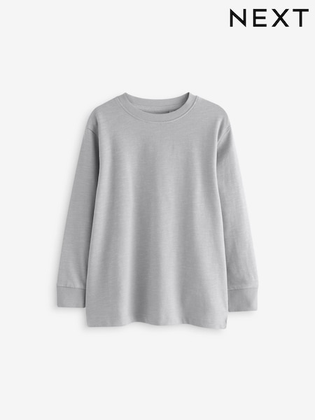 Light Grey Long Sleeve Cosy T-Shirt (3-16yrs) (681780) | €7 - €11