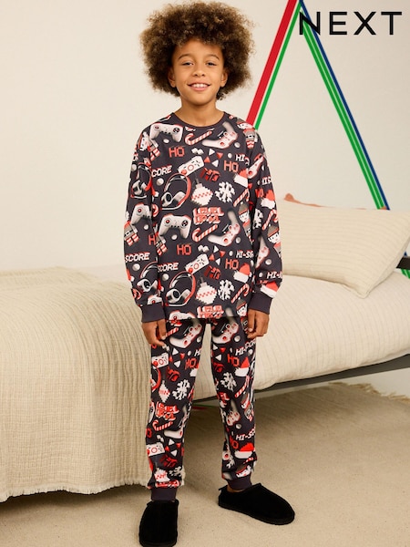 Red/Black Gamer Christmas Pyjamas (3-16yrs) (682663) | € 13 - € 17