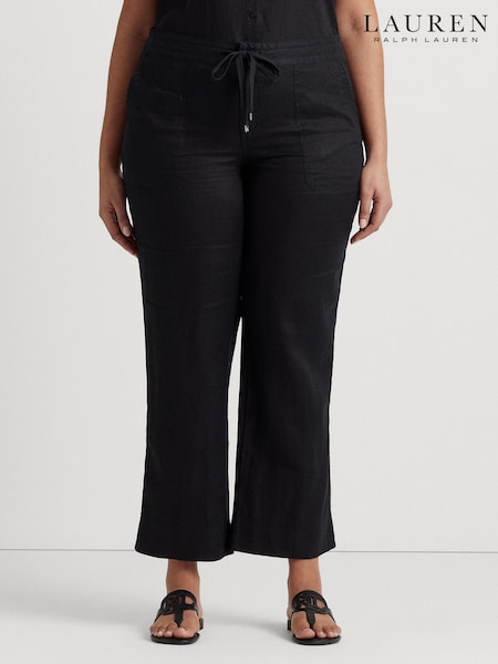 Lauren Ralph Lauren Curve 100% Linen Drawstring Trousers (682678) | 10,154 UAH