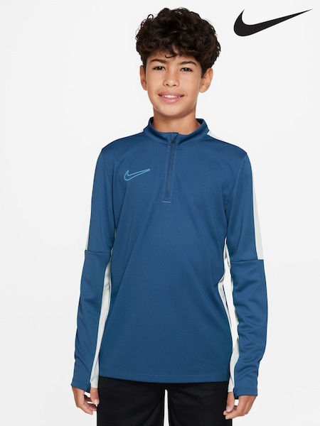 Бело-синяя - Nike Dri-FIT Academy Half Zip Training Drill Top (682742) | €9