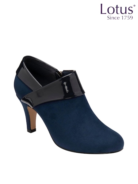 Lotus Navy Blue Lotus Stiletto Heel Shoe Boots (682749) | 322 QAR