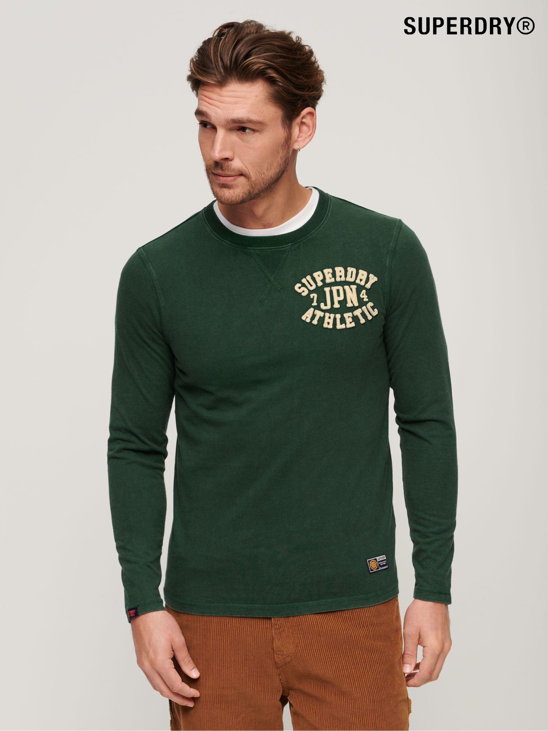 Superdry green t shirt on sale