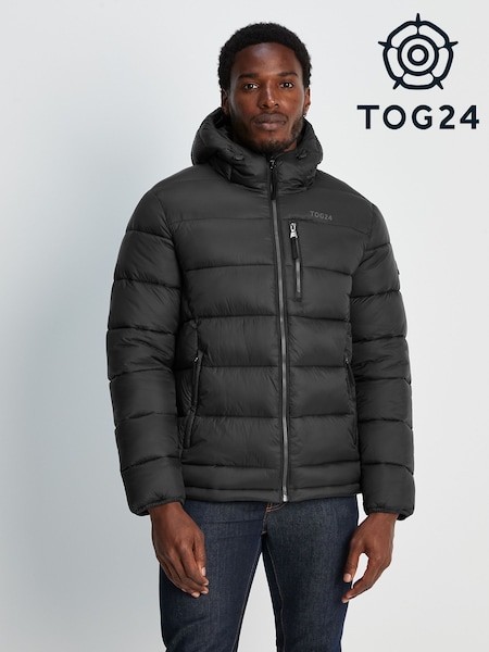 Tog 24 Black Maloney Hooded Padded Coat Jacket (683353) | €106