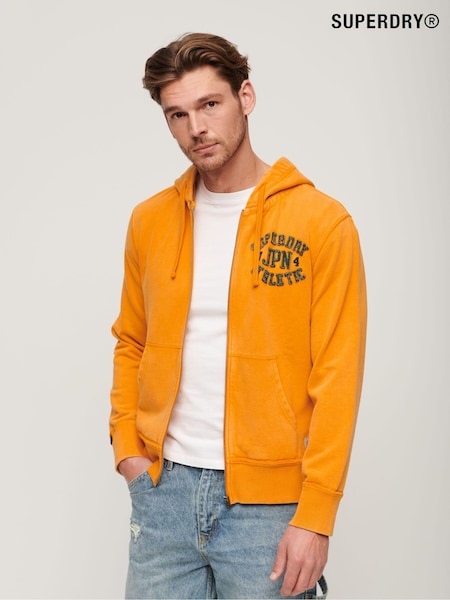 Superdry Track Gold Vintage Athletic ZIp 100% Cotton Hoodie (683511) | €109