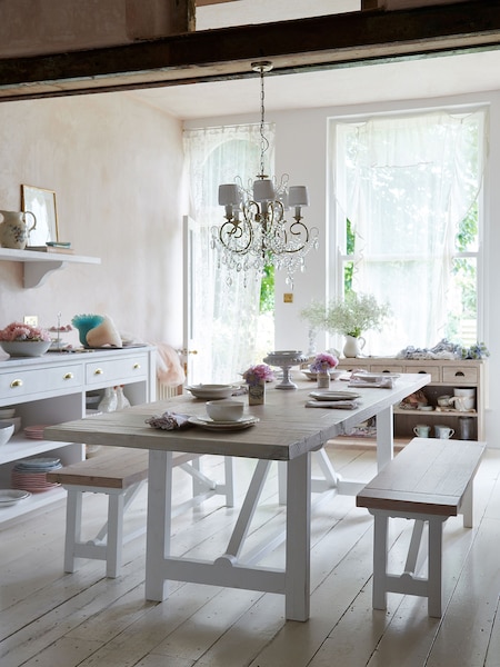 Shabby Chic by Rachel Ashwell® Reclaimed Pine Loretta Rectangular 6 to 8 Seater Dining Table (683602) | €1,007