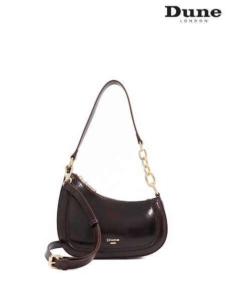 Brown - Dune London Direction Shoulder Bag