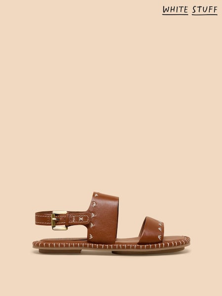 White Stuff Brown Sweetpea Leather Sandals (684191) | AED189