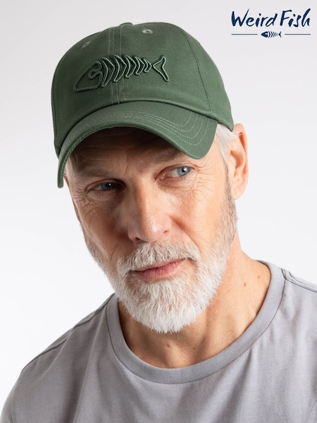 Կանաչ - Regular Weird Fish Bude Branded Twill Cap