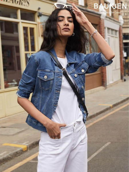 Baukjen Blue Organic Denim Jacket (684286) | €105